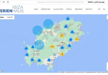 Ibiza-Paradies: Entdecke unsere exklusiven Ibiza Villen auf der interaktiven Googel Maps Karte